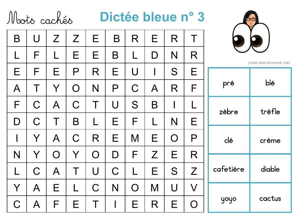 Dictée bleue 3