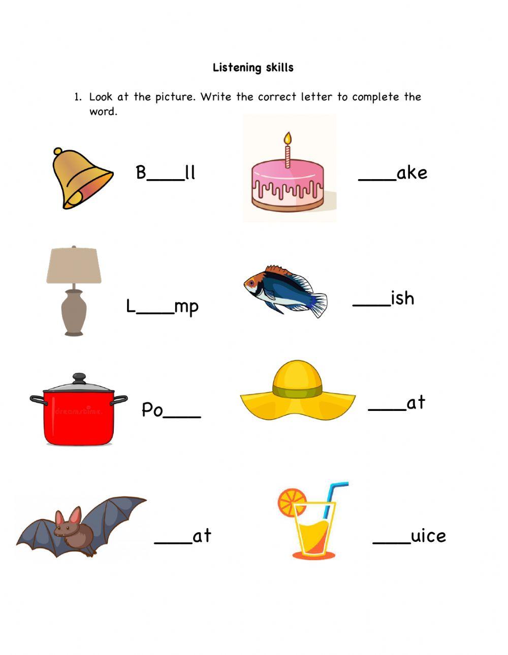 Final examen first term 1st grade 2