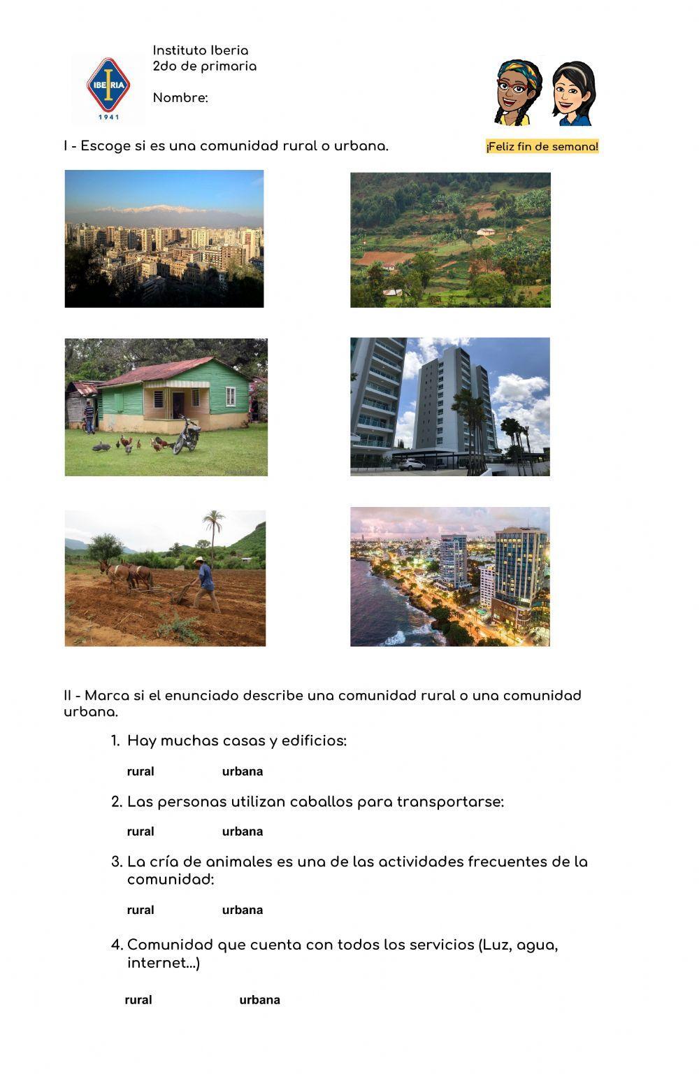 Tipos de comunidades