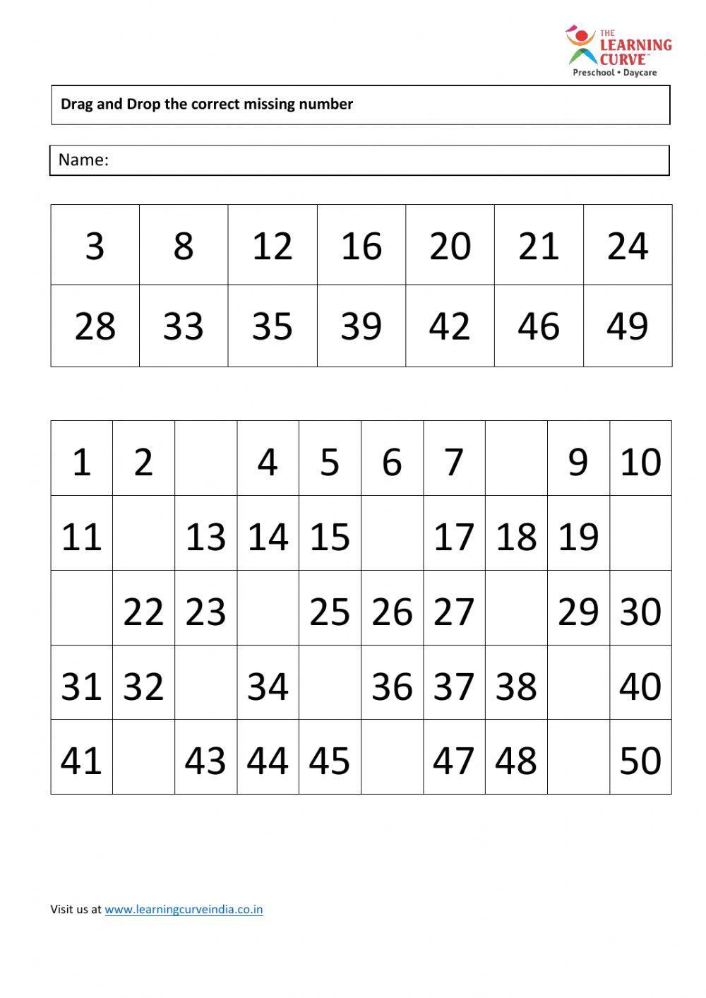 Math online exercise for SKG Live Worksheets