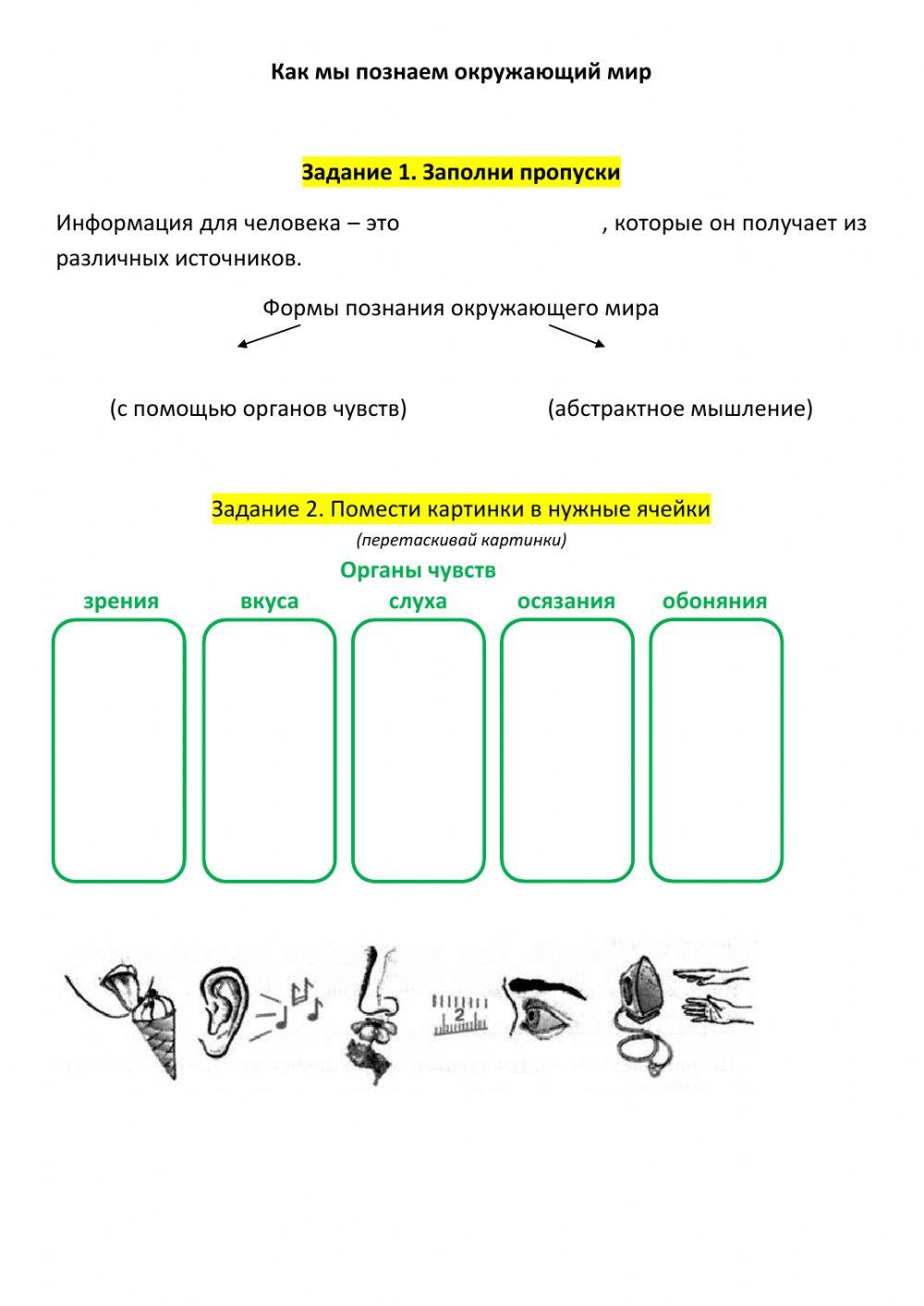 Как мы познаем окружающий мир