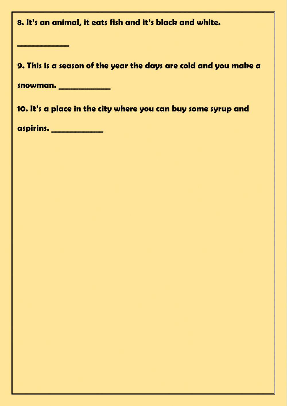 Read the guesses and write