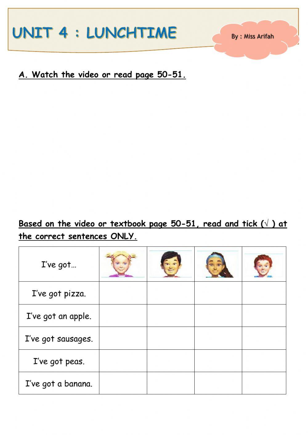 I've got and I haven't got