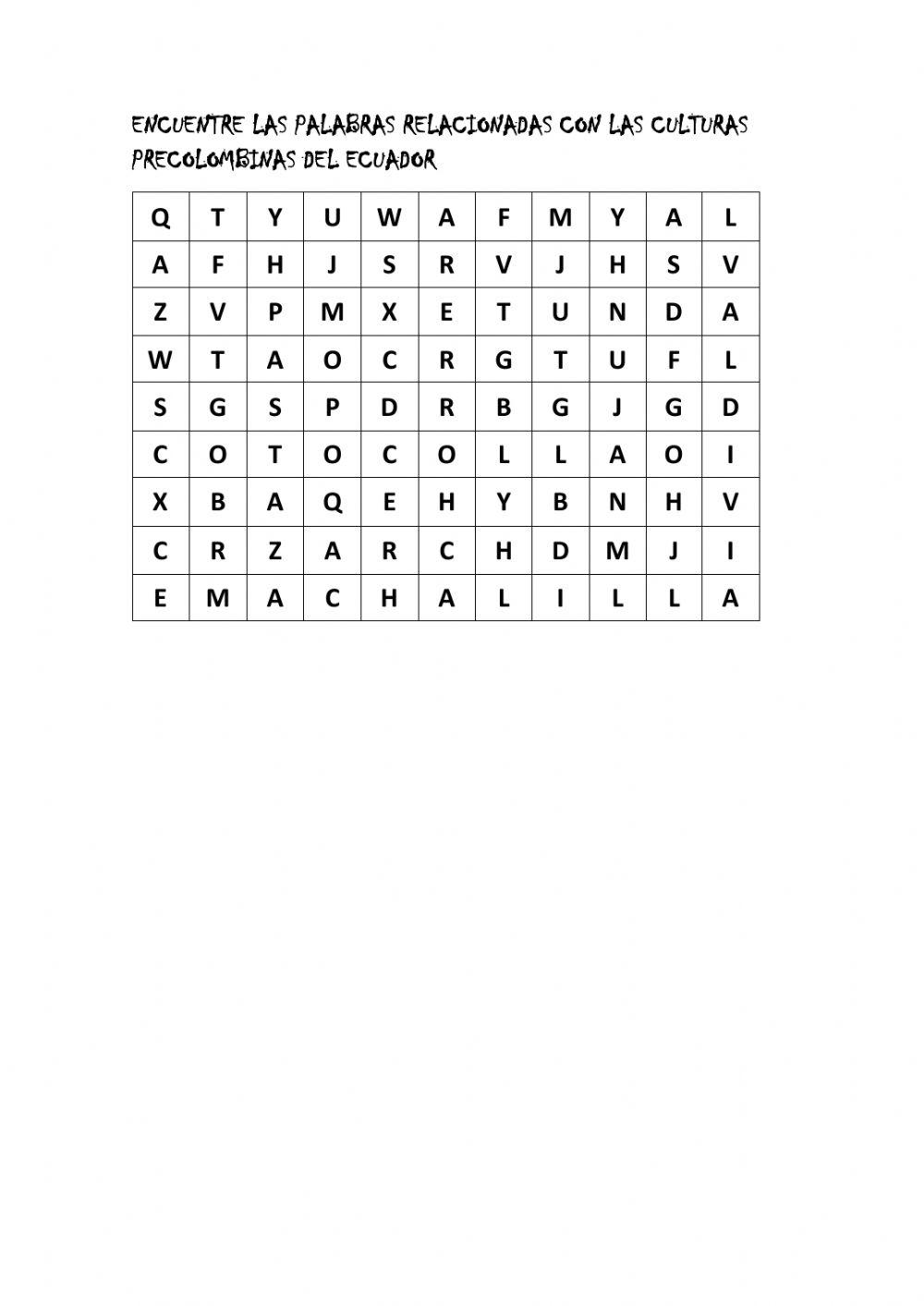 Culturas precolombinas del Ecuador