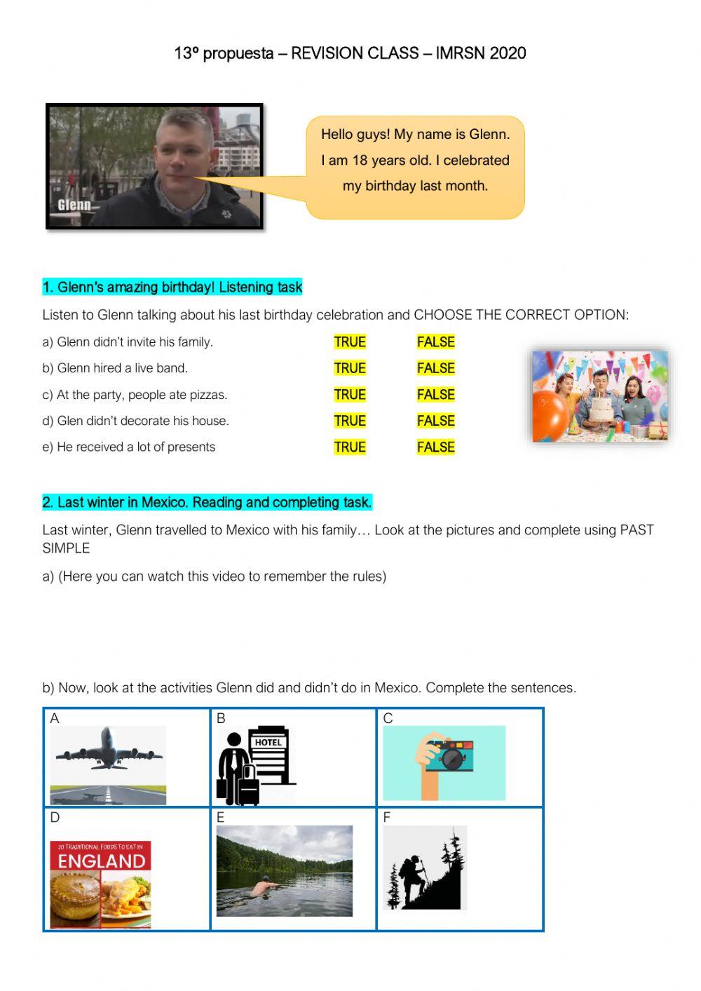 13º Propuesta IMRSN INGLÉS