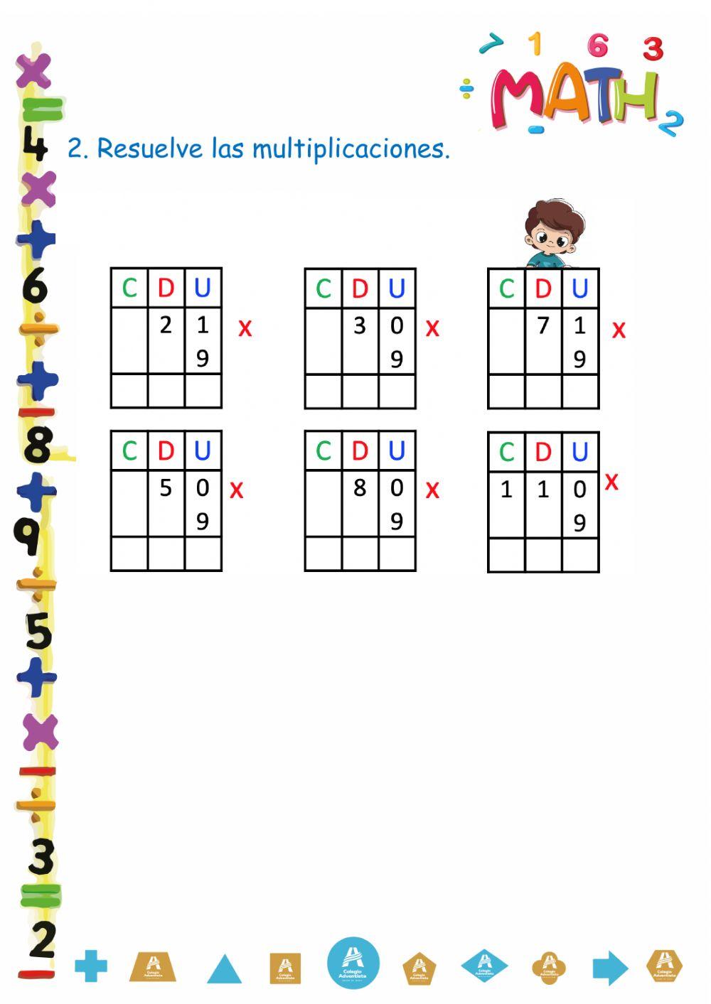 Multiplicación por 9