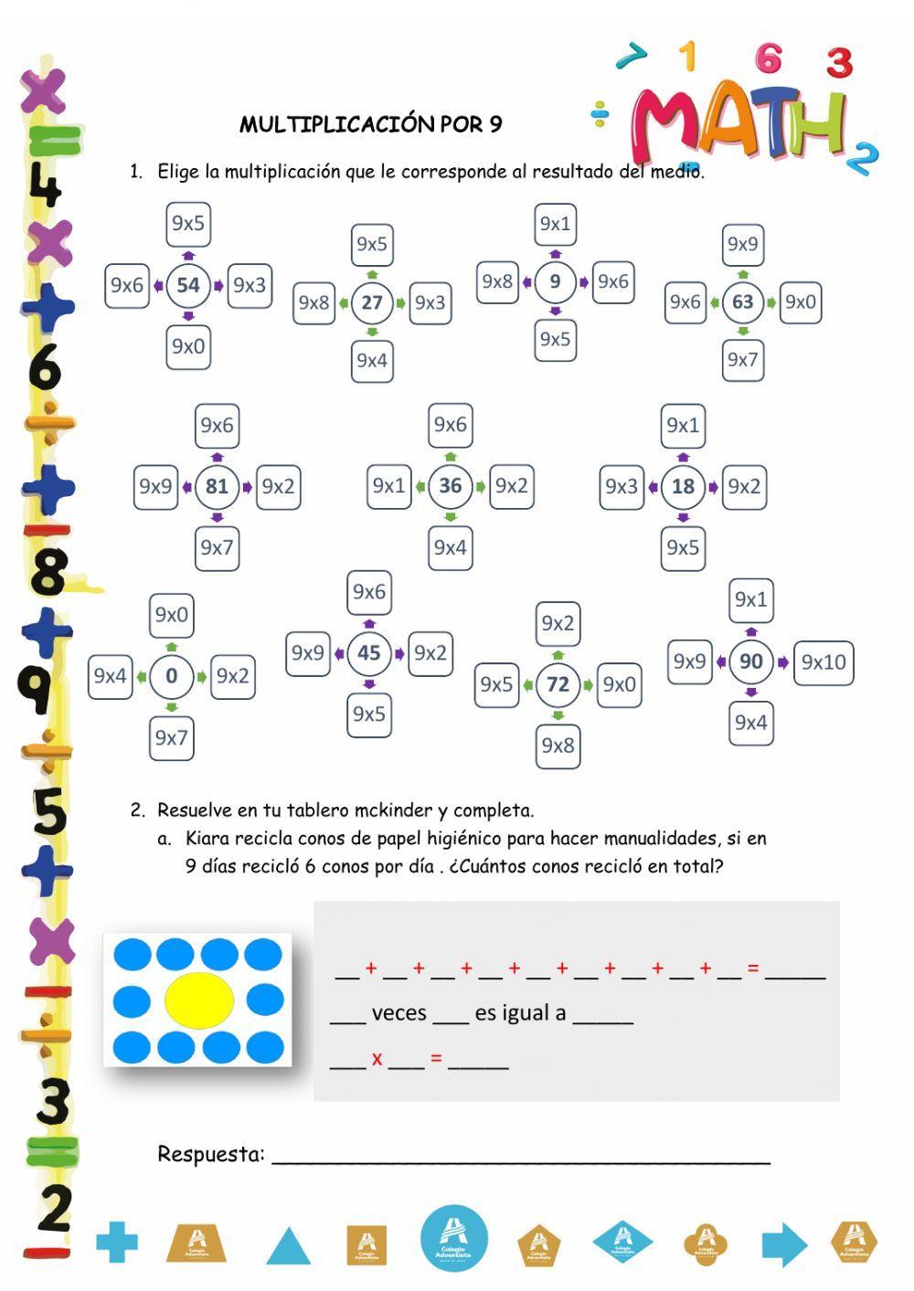 Multipliación por 9