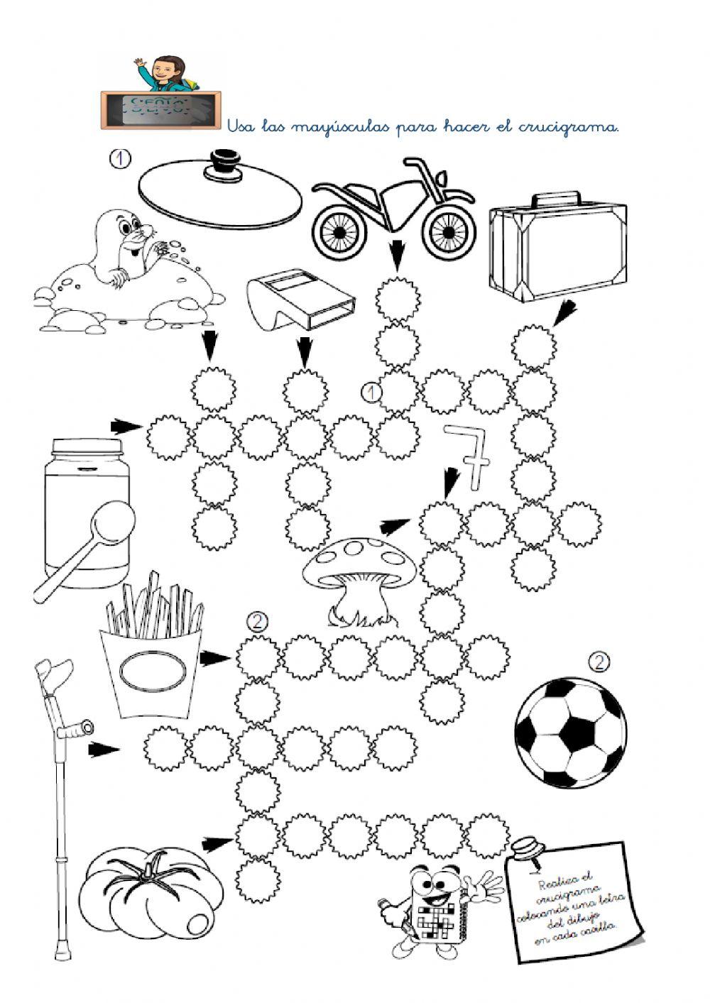 Crucigrama de lectoescritura