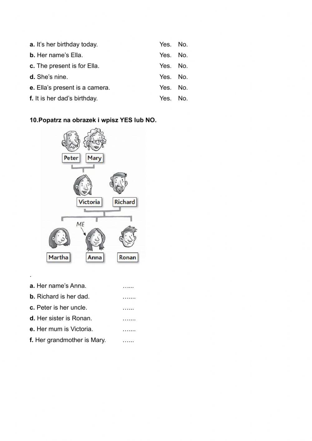 TODAY STARTER - UNIT 1 TEST