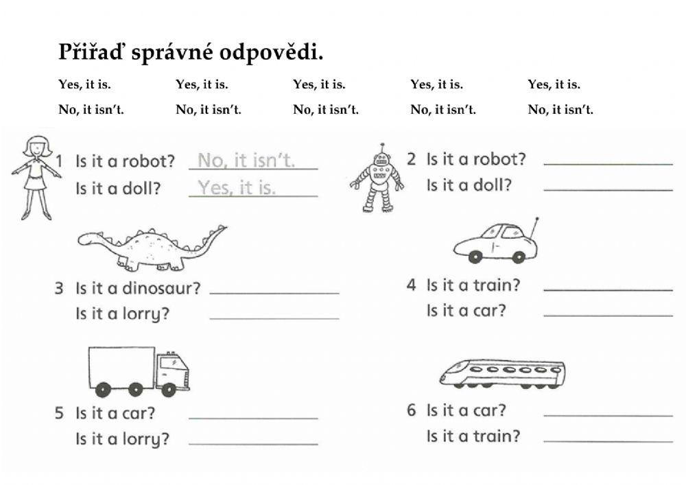 Is it ..? Yes it is. No it isn't. Toys