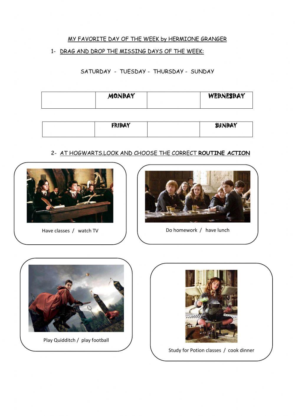 A day in Hermione's life