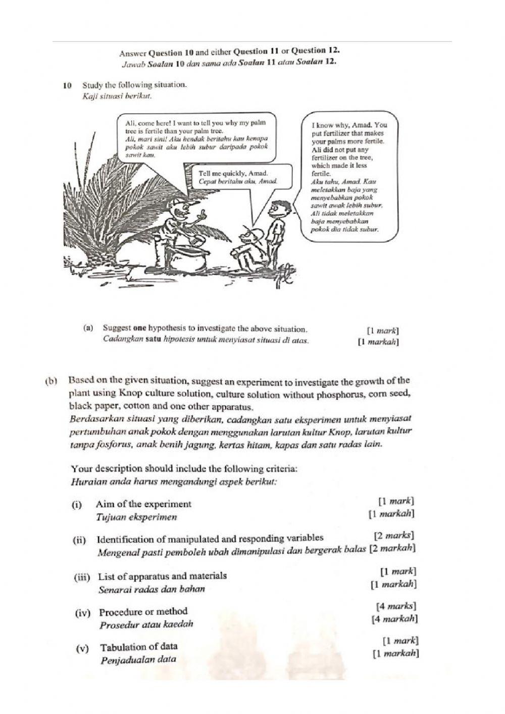 Soalan Percubaan SPM Negeri Sembilan 2020 (Bahagian C: No 10)