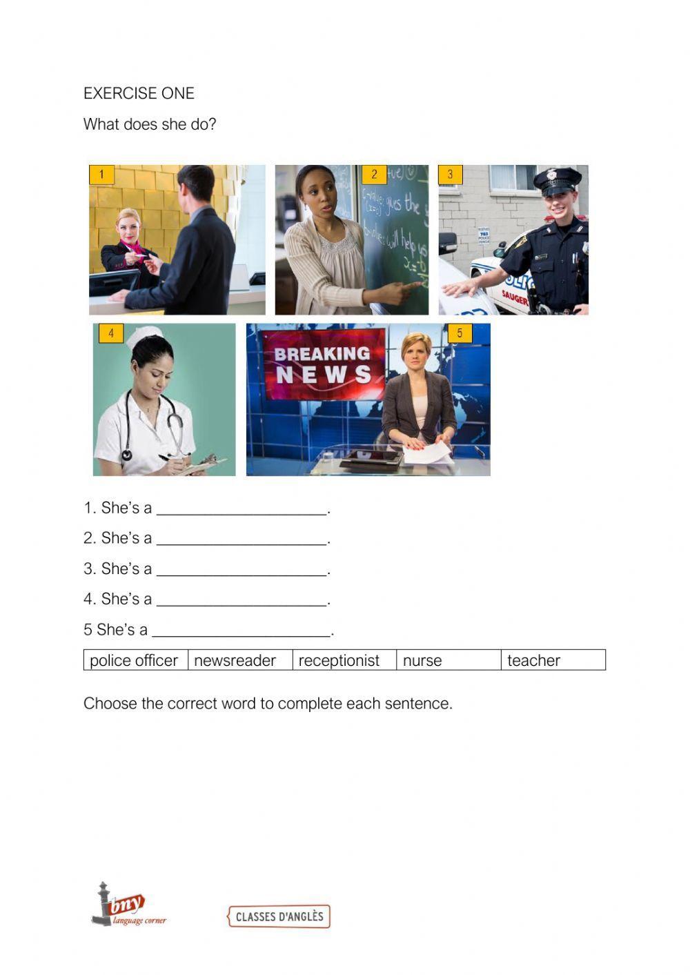 What does she do? Where does she work?