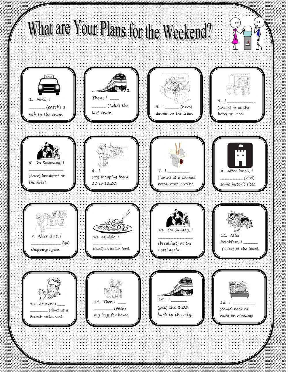 Vacation Plans - Present Continuous for Future Plans