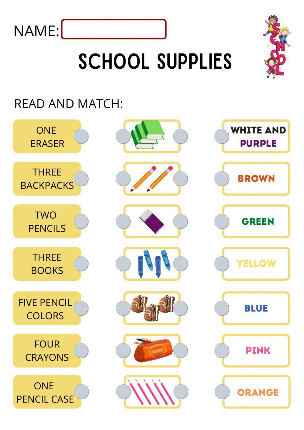 School supplies
