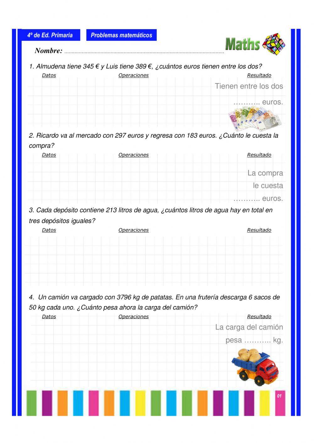 4º Problemas BLOQUE 1