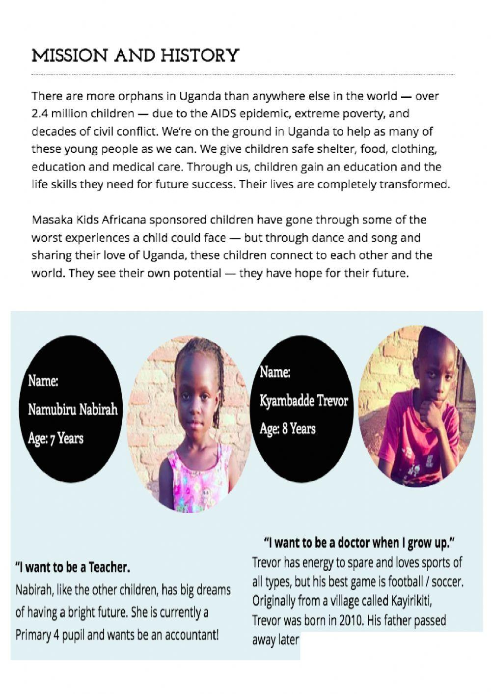 Masaka Kids Africana