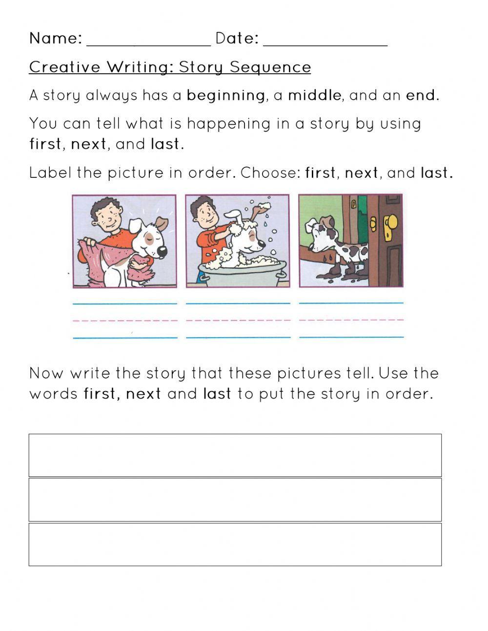 Story Sequence Worksheet