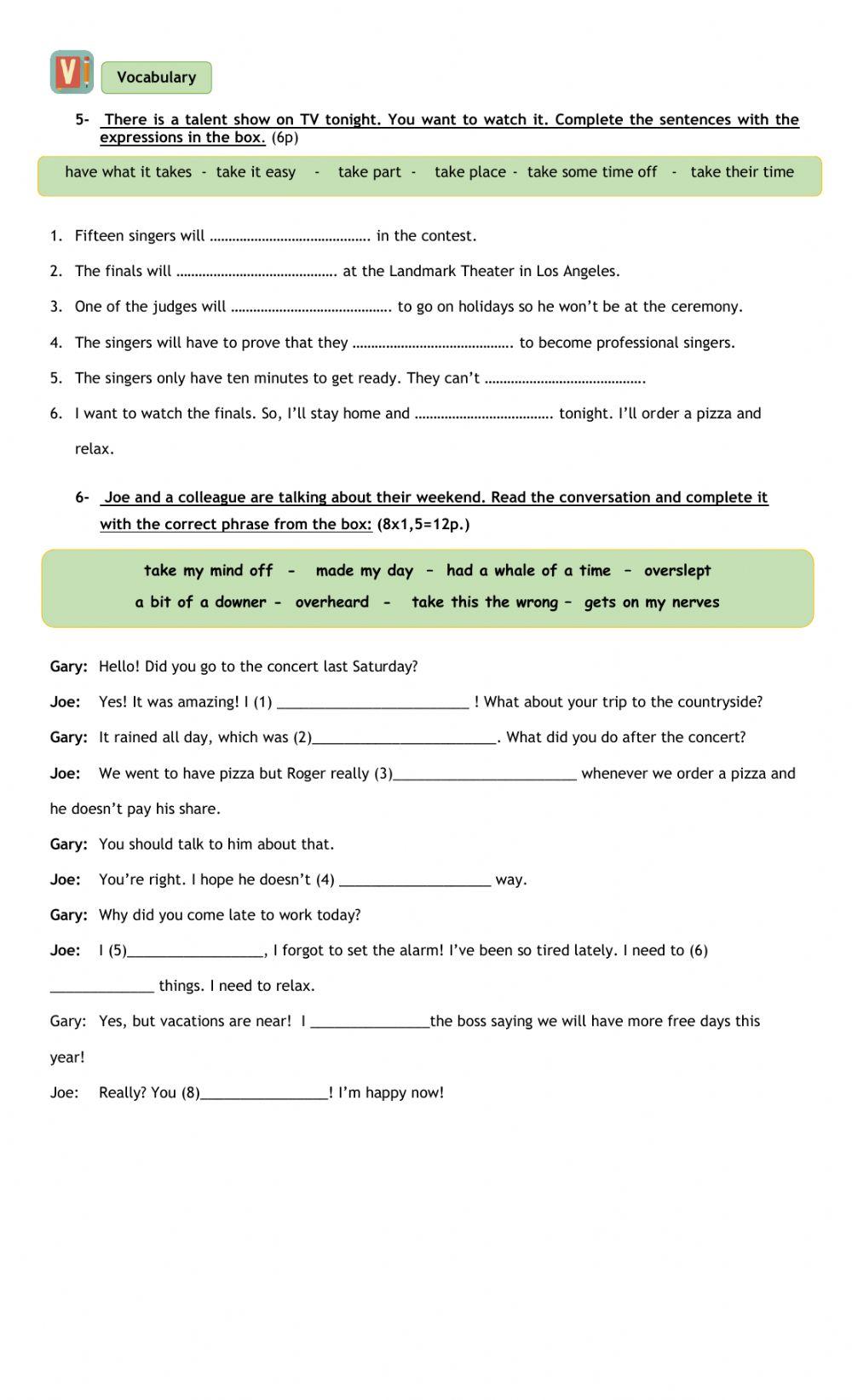 Ttest Unit 6 - American Full Blast B1