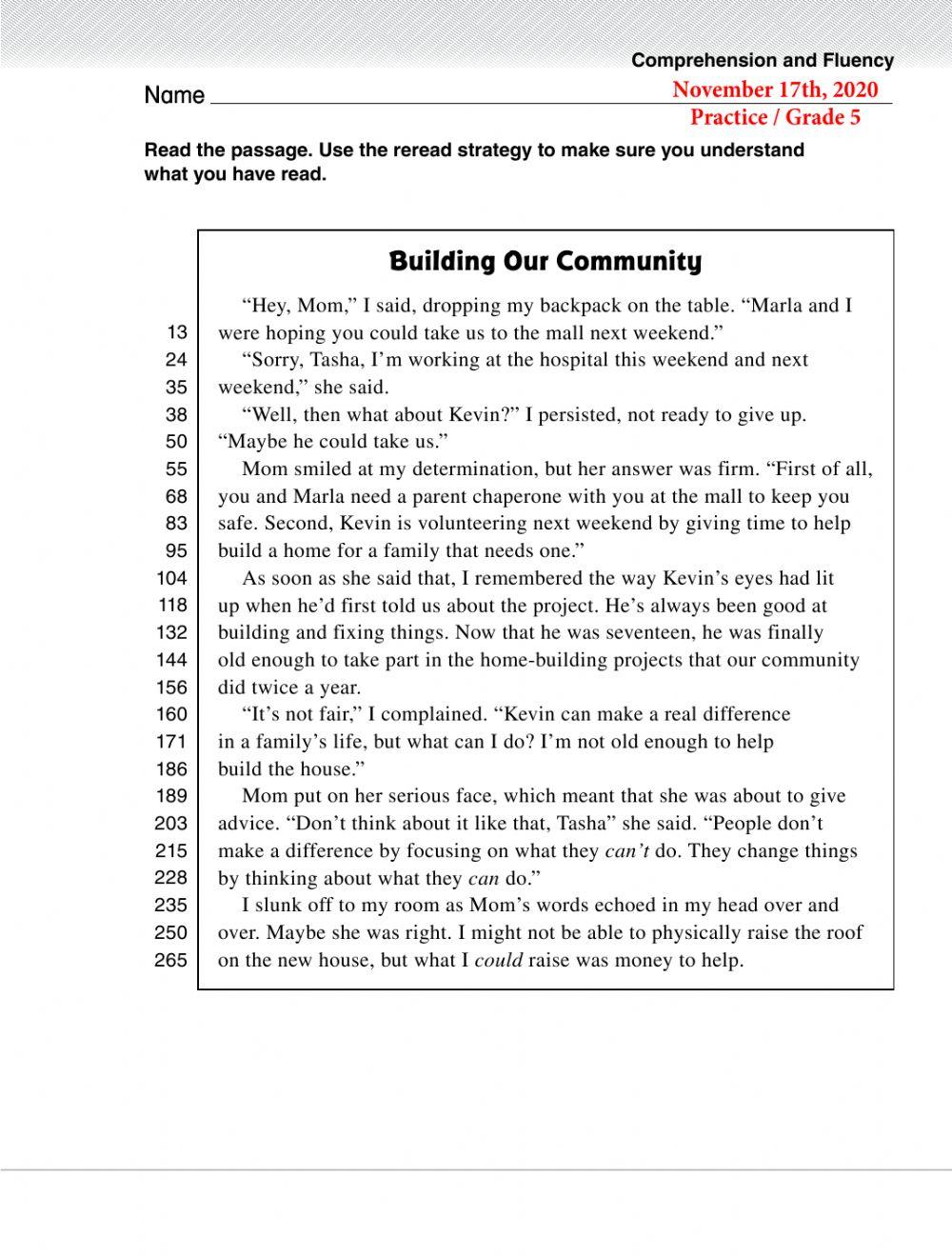 Building our community