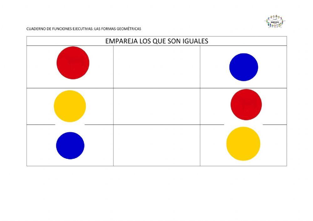 Cuaderno de funciones ejecutivas:formas geométricas
