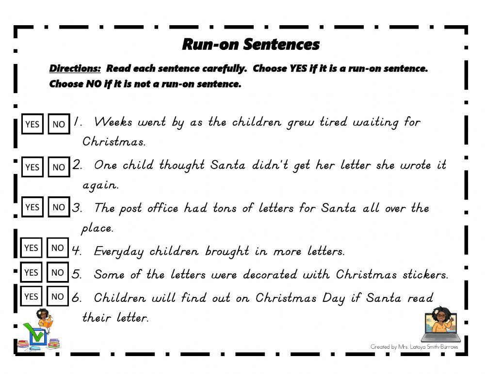 Run On Sentences