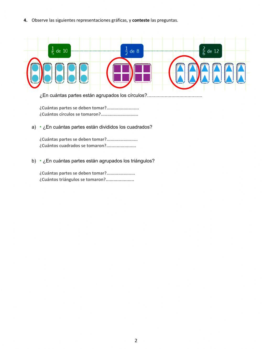 Las fracciones como números