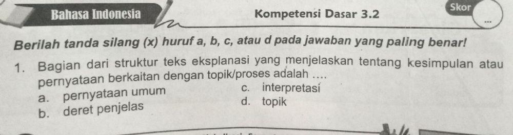 Bahasa Indonesia kelas 6 tema 4
