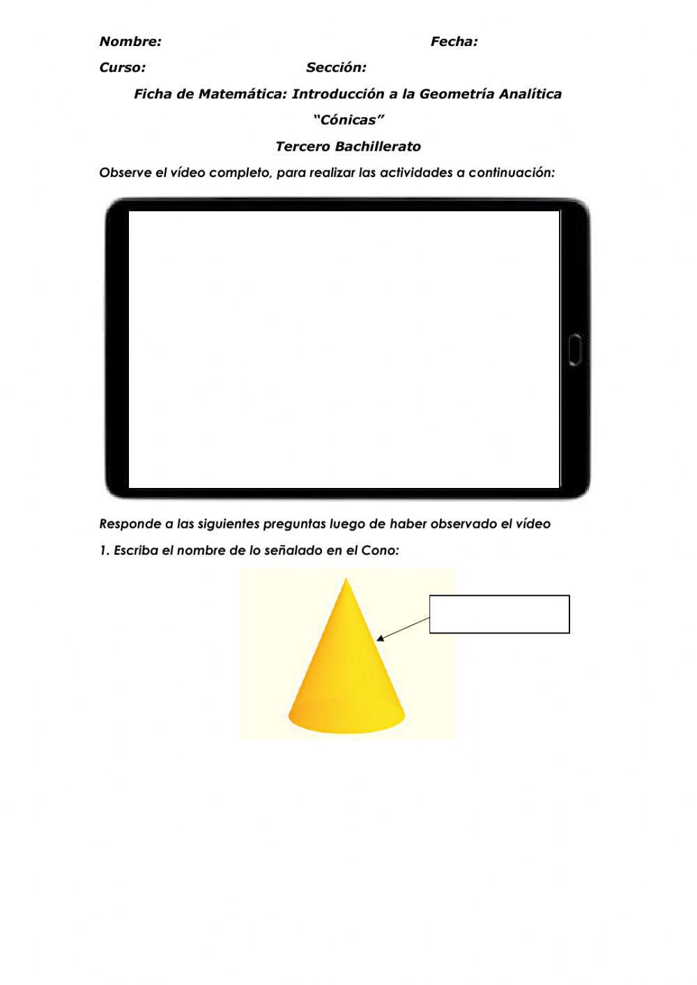 Introducción a las Cónicas