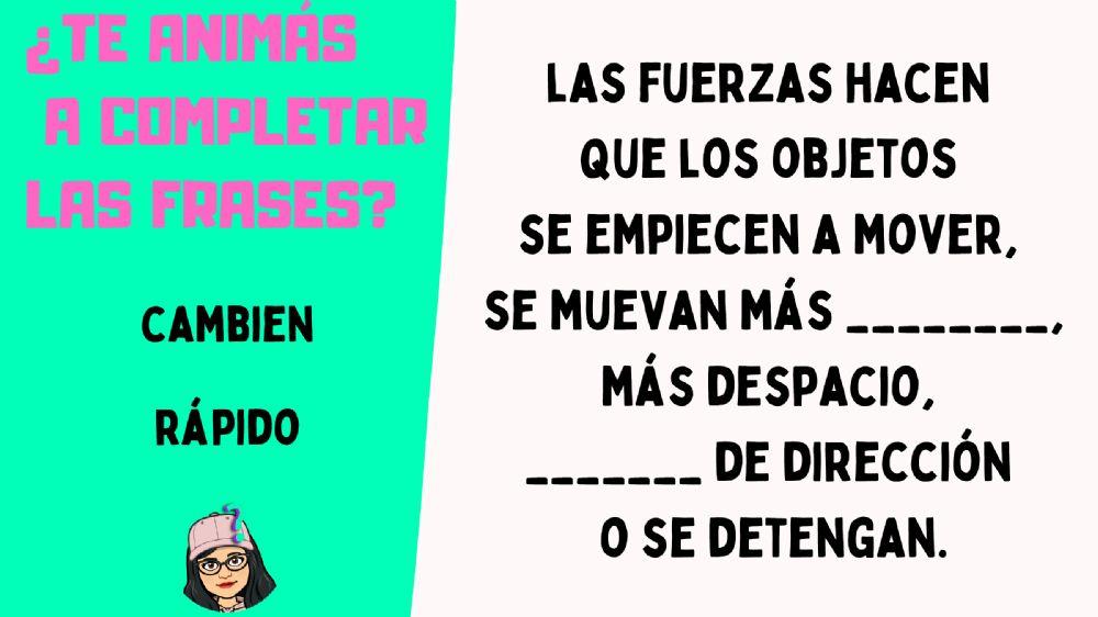 Las fuerzas y el movimiento 2