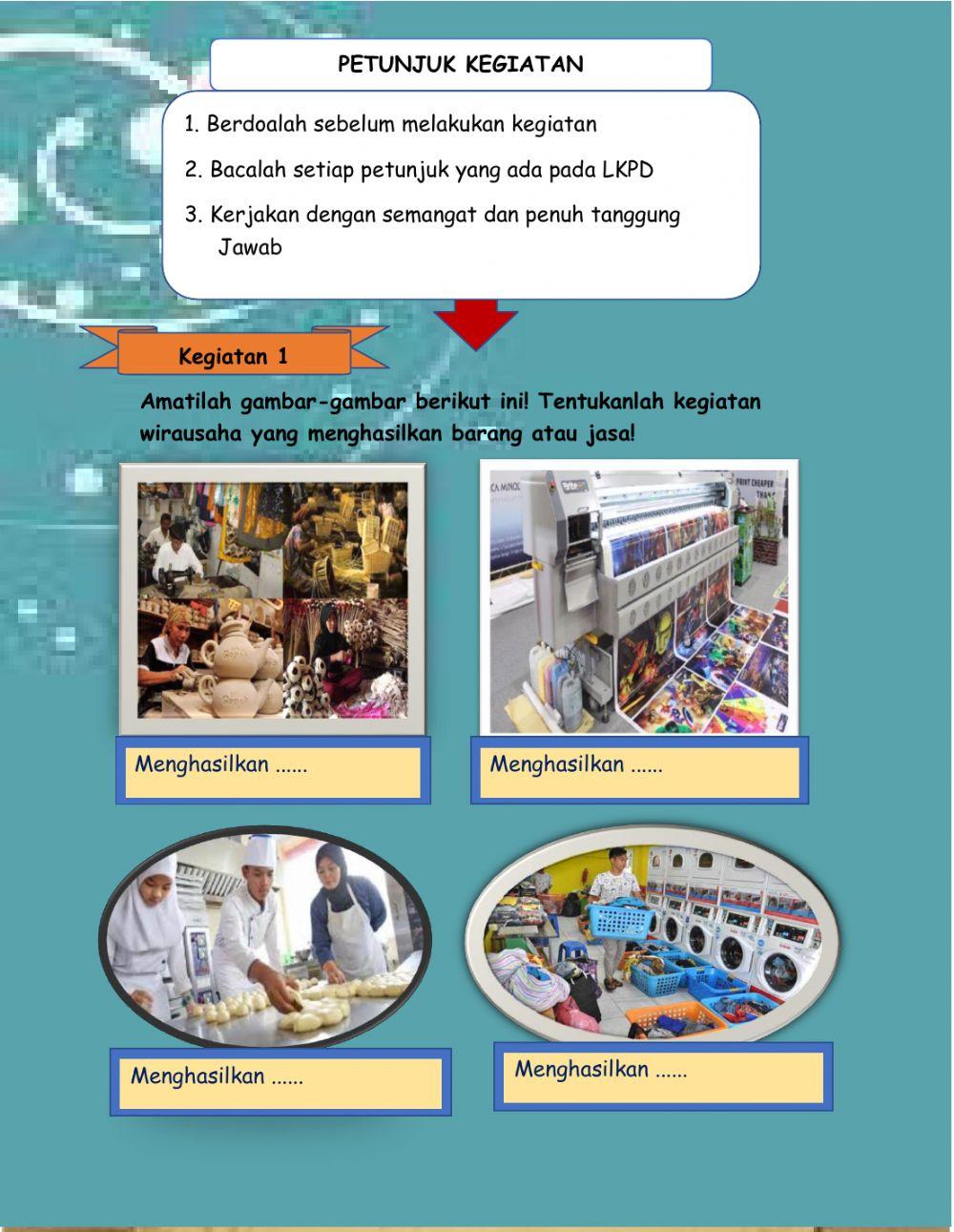LK Jenis-Jenis Wirausaha dan Jenis-Jenis Formulir