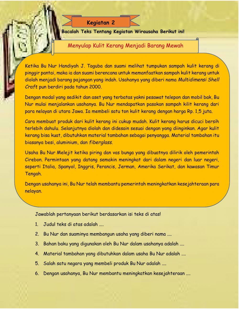 LK Jenis-Jenis Wirausaha dan Jenis-Jenis Formulir