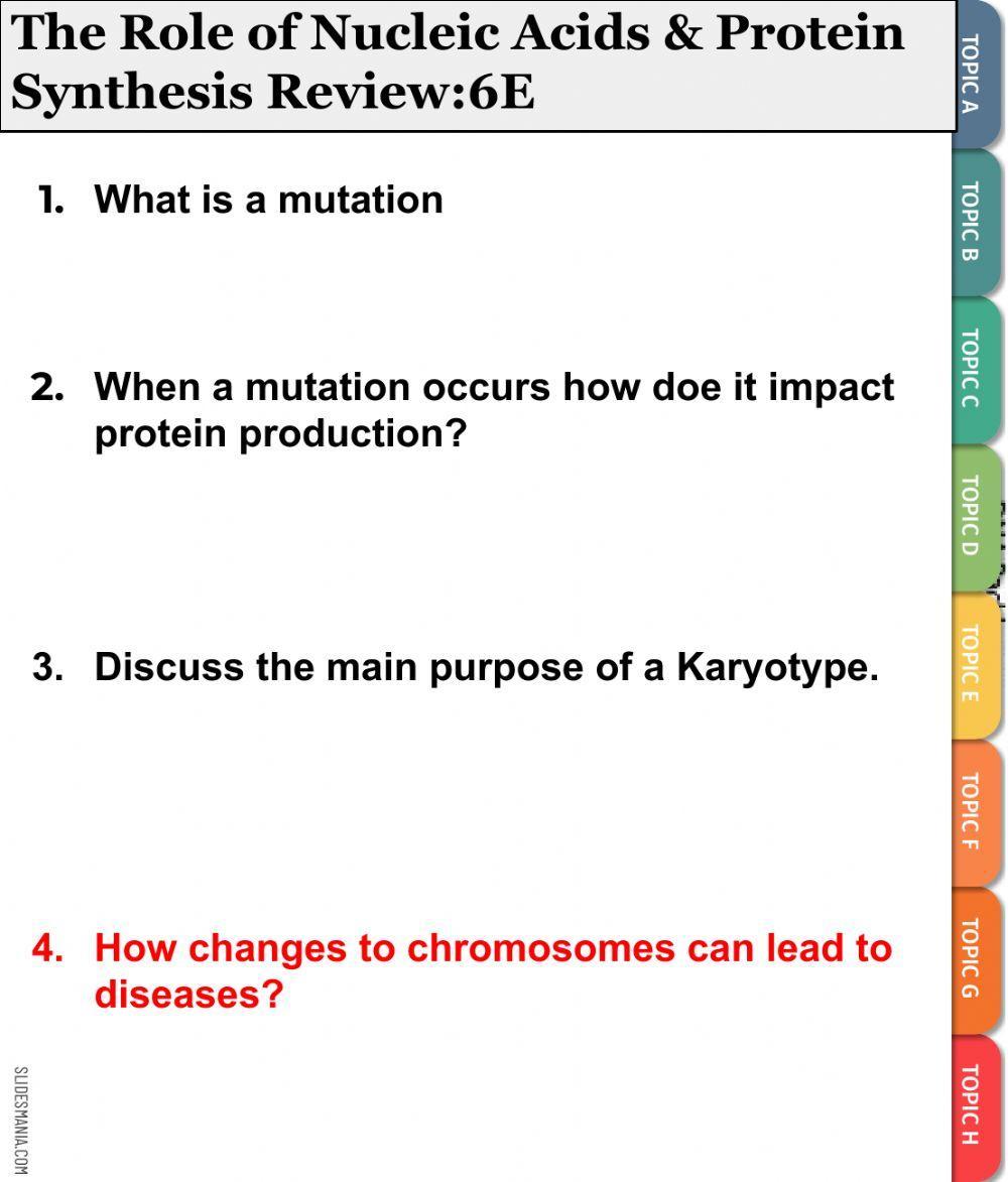 Unit 5 Role of Nucleic Acid & Protein Synthesis