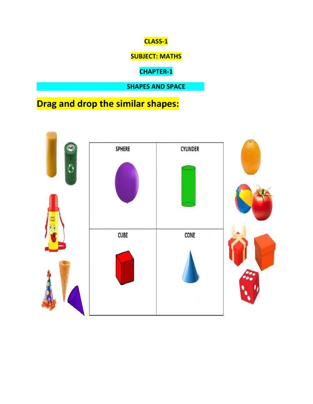 Worksheet online exercise for 1 | Live Worksheets