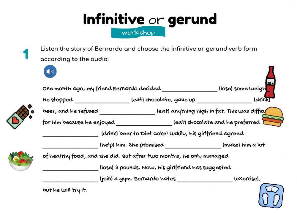 Infinitive or gerund workshop