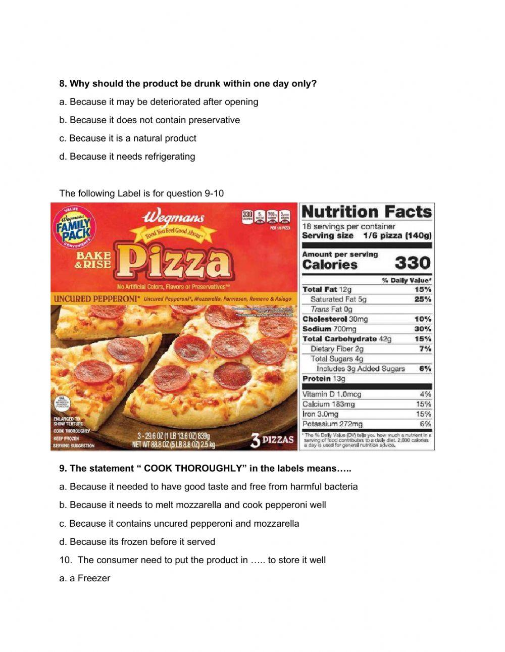 Latihan Teks Label kelas 9