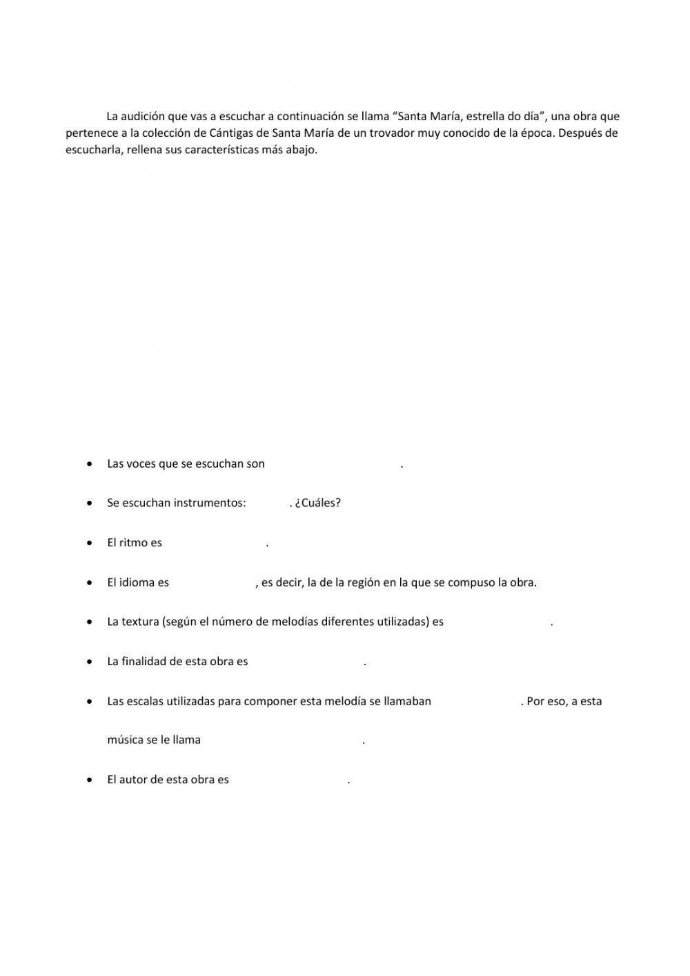 Características Música Medieval