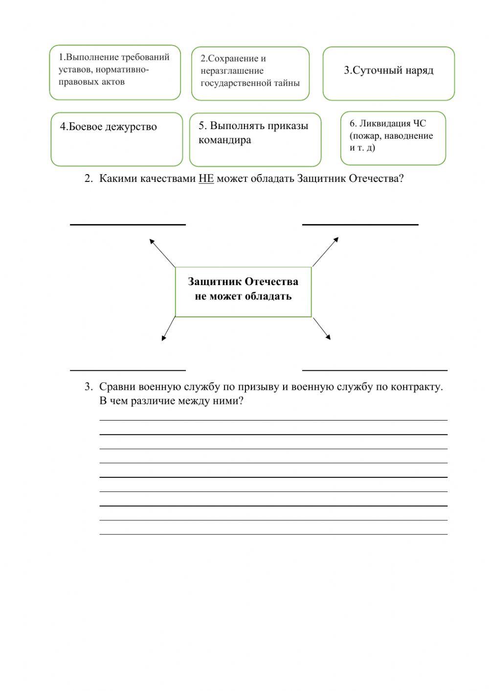 Защита Отечества