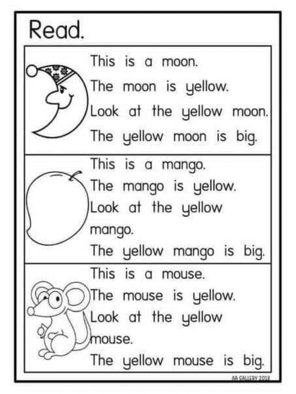 Read easy preschool worksheet | Live Worksheets read-easy-preschool-worksheet-live-worksheets