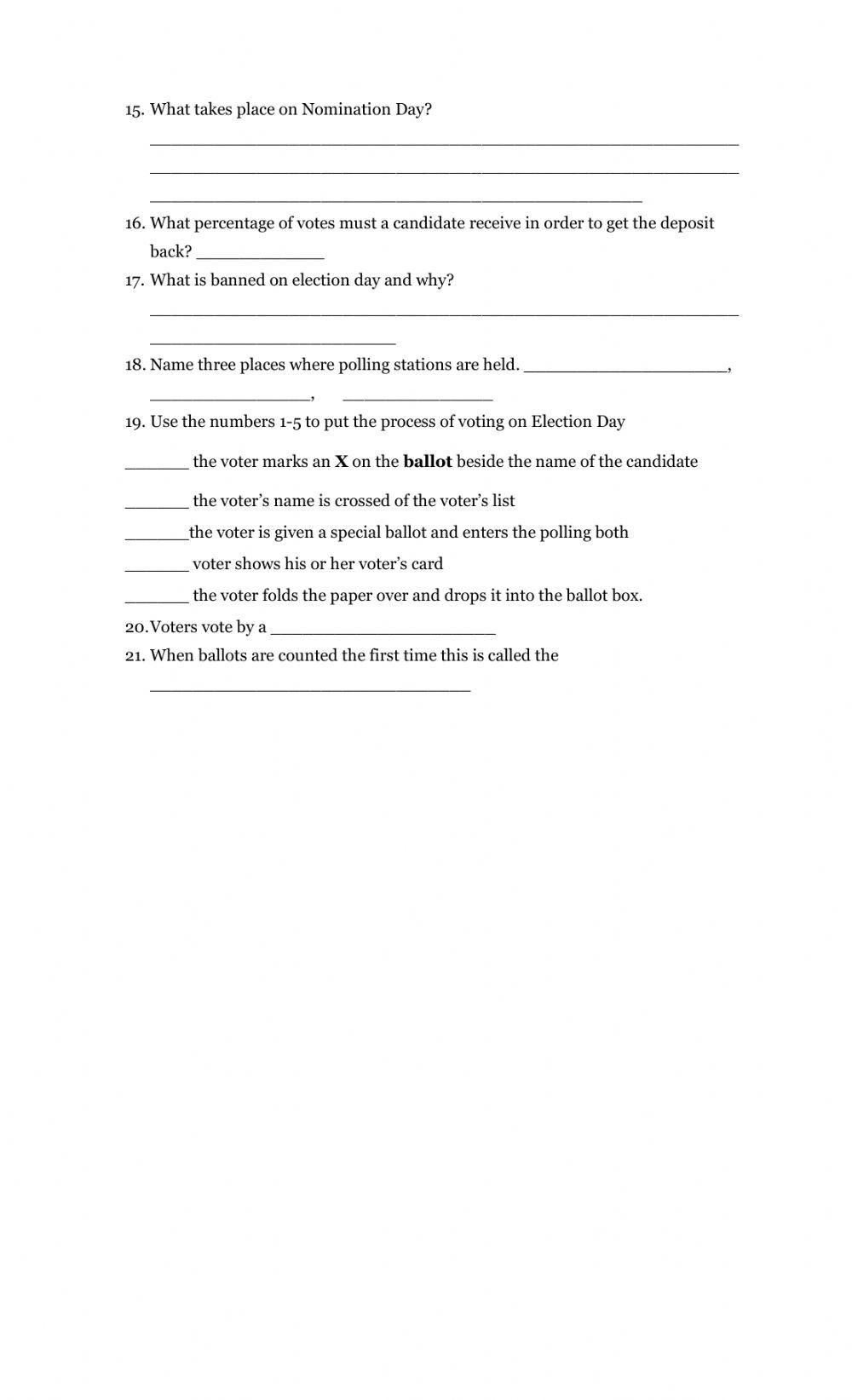 Choosing a government