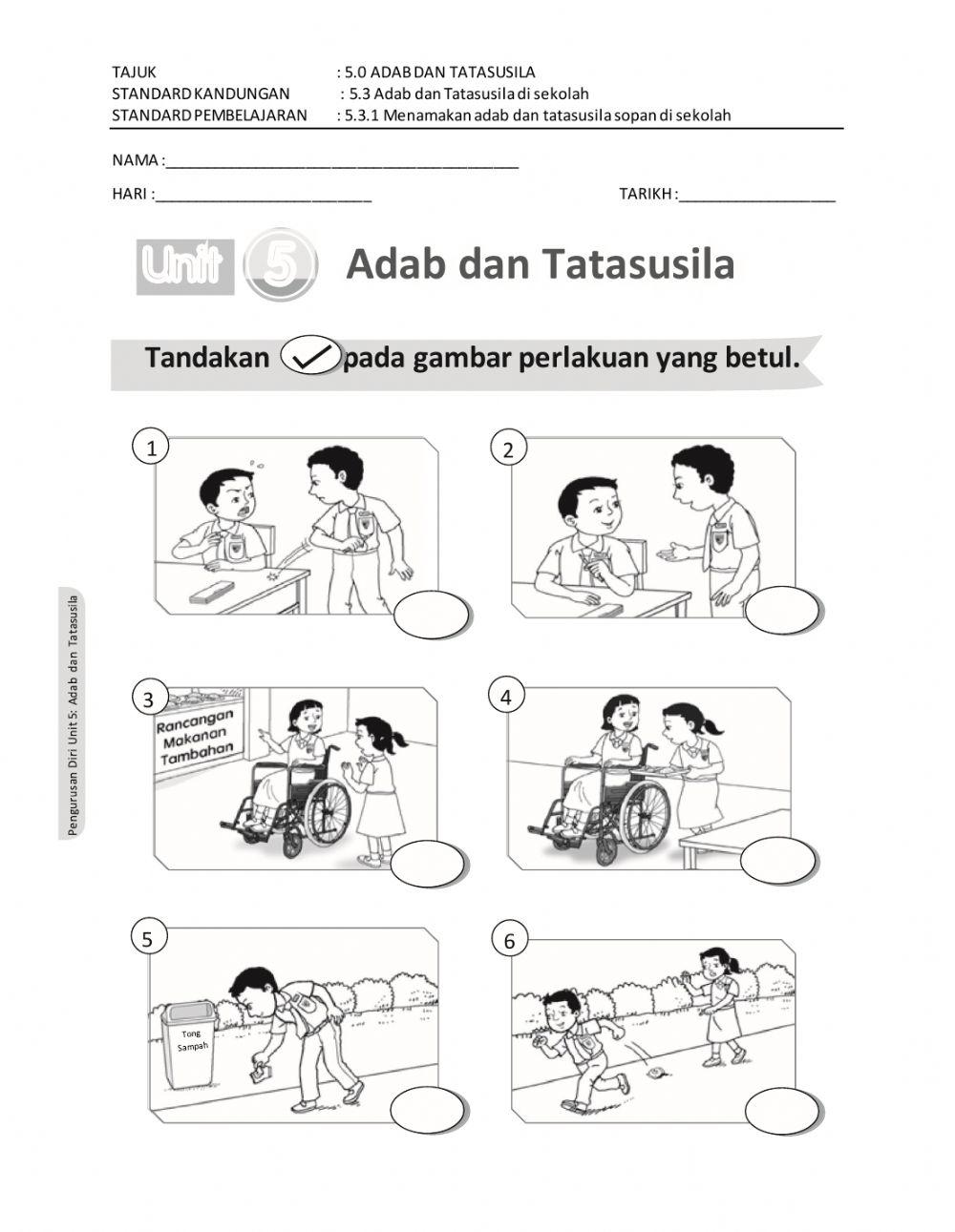 Adab dan Tatasusila