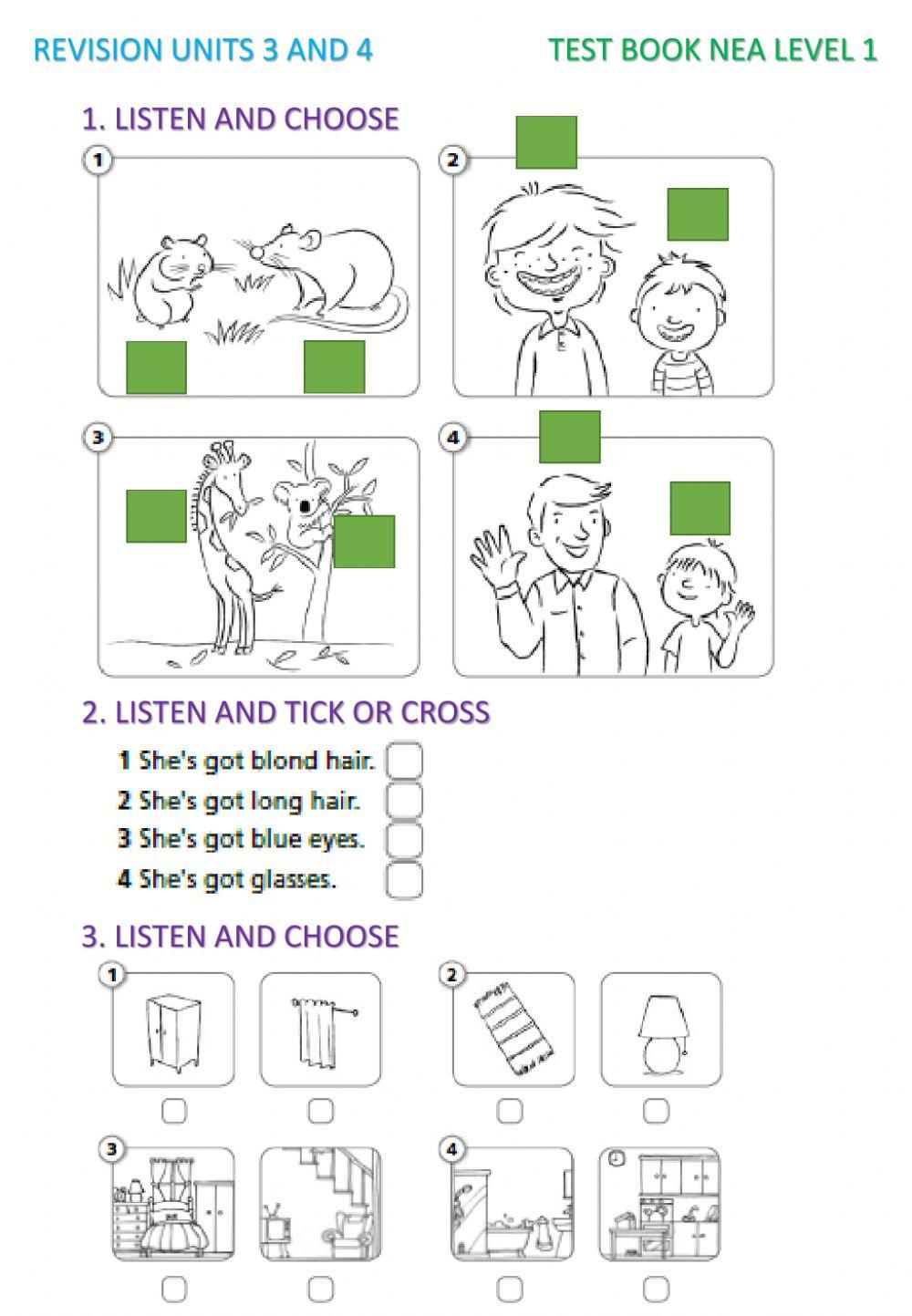 Revision units 3 and 4
