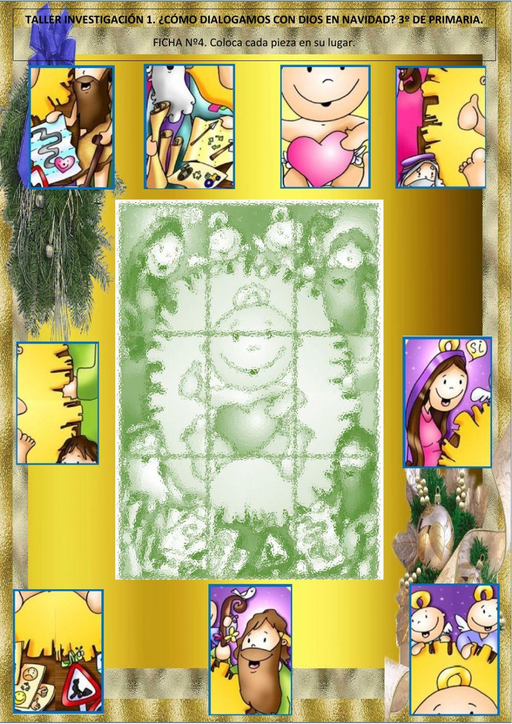 Taller investigación 1. ¿cómo dialogamos con dios en navidad? 3º de primaria. ceip profesor tierno galván