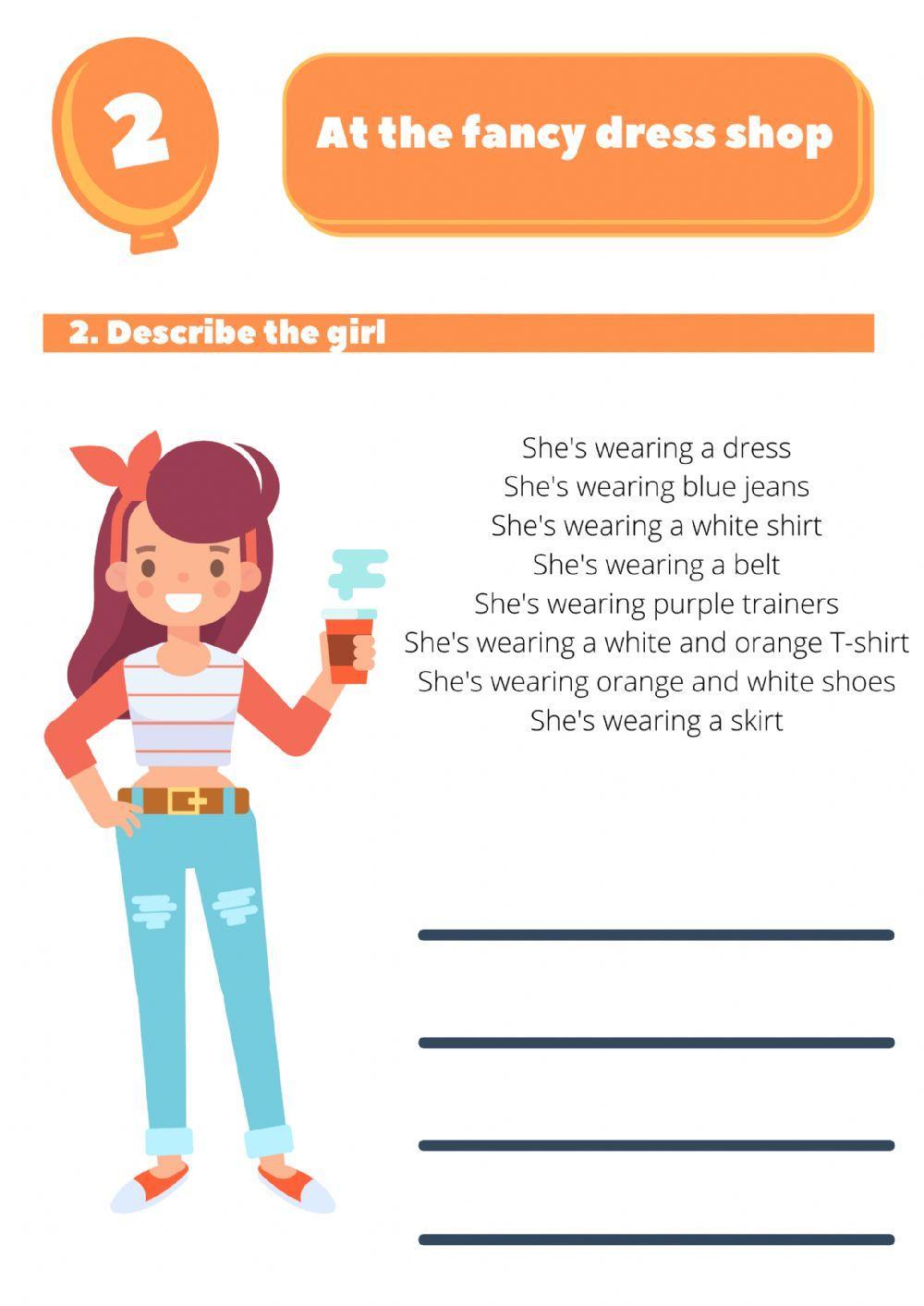 At the fancy dress shop