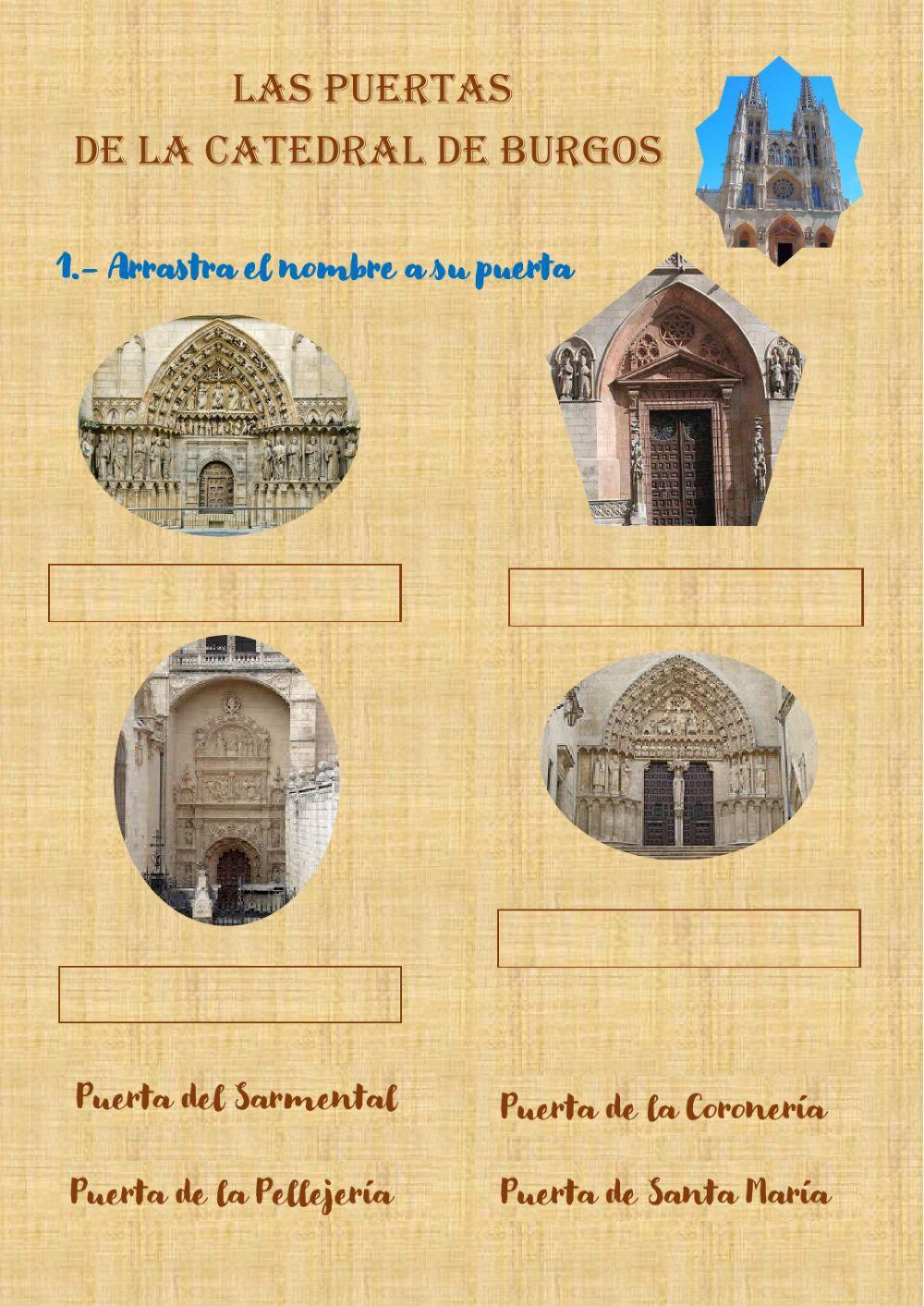 Las puertas de la Catedral de Burgos