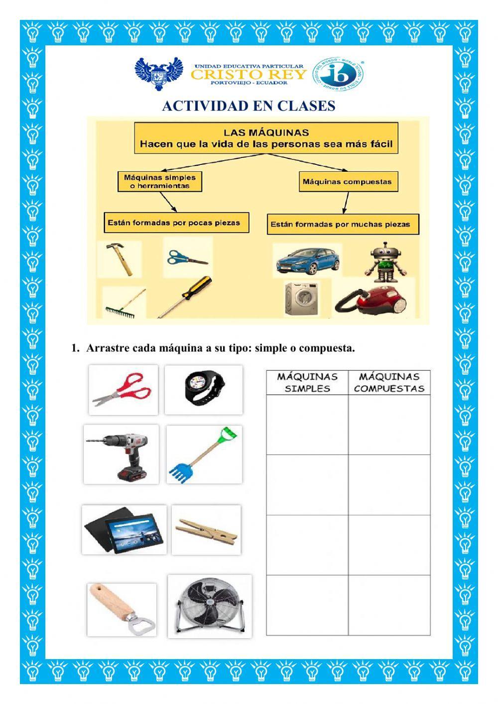 Máquinas simples y compuestas