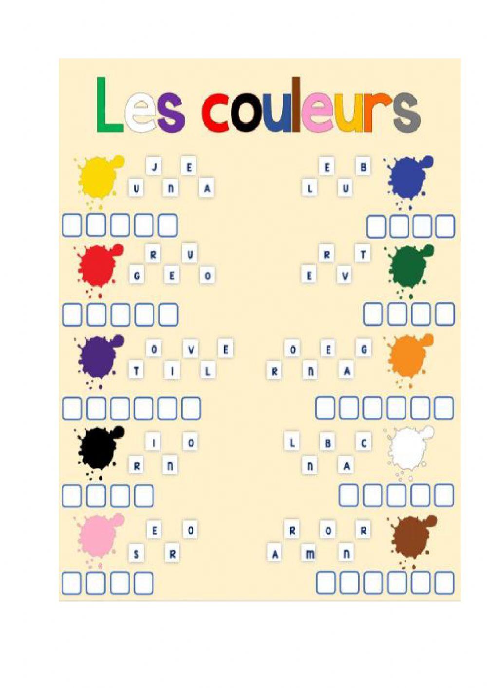 french-colours-online-exercise-for-live-worksheets