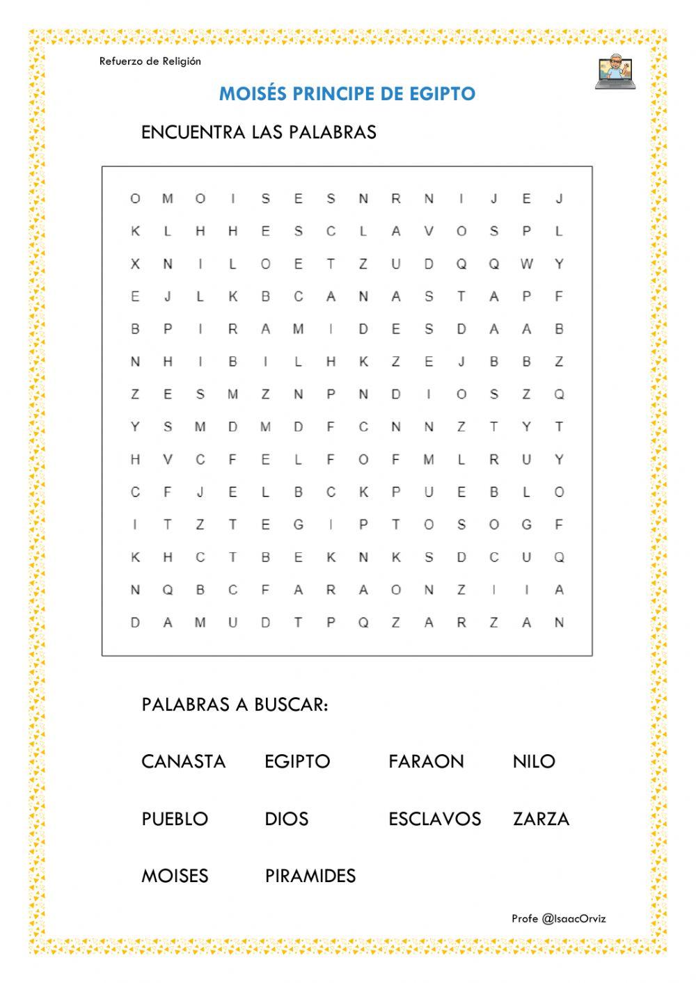 Moisés Príncipe de Egipto