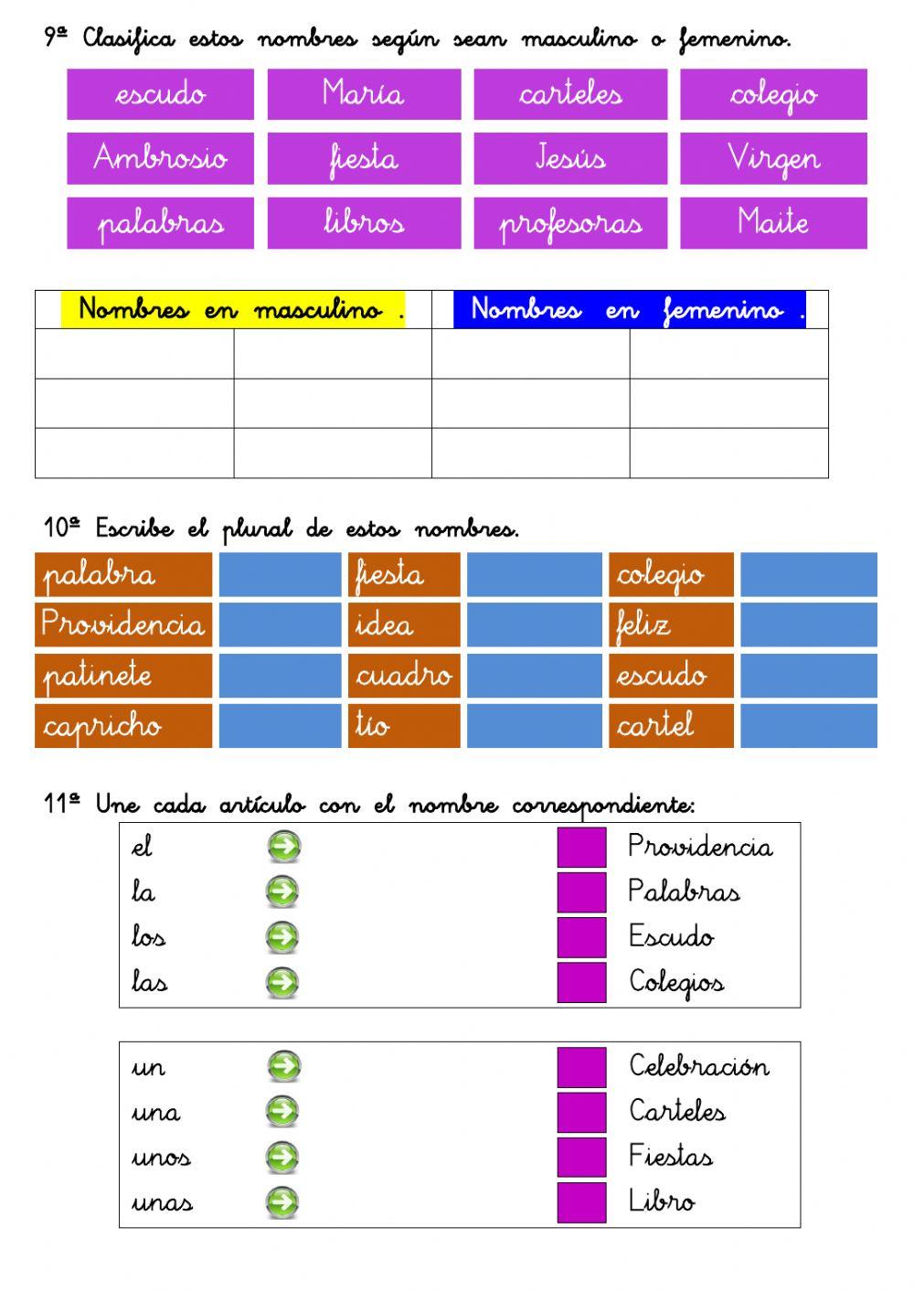Comprensión lectora 3º EP 06 Divina Providencia