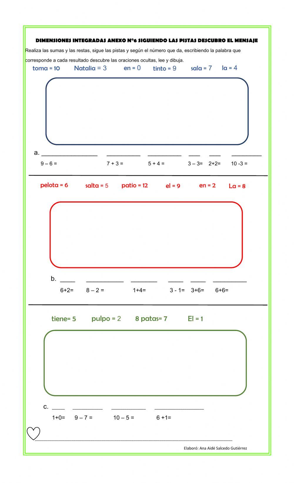 Siguiendo las pistas descubro el mensaje